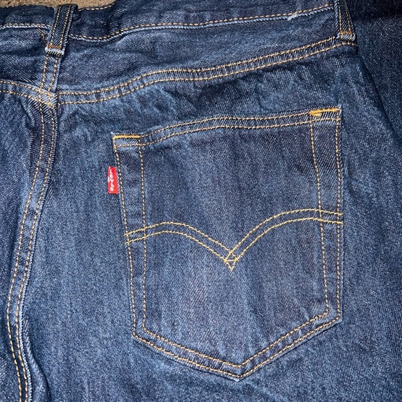 Levi’s 501 Original Shrink To Fit Button Fly Blue Jeans - Picture 8 of 9